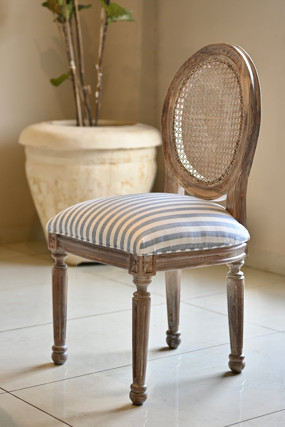 Juoy Muse — French Neoclassical Cane Dining Collection