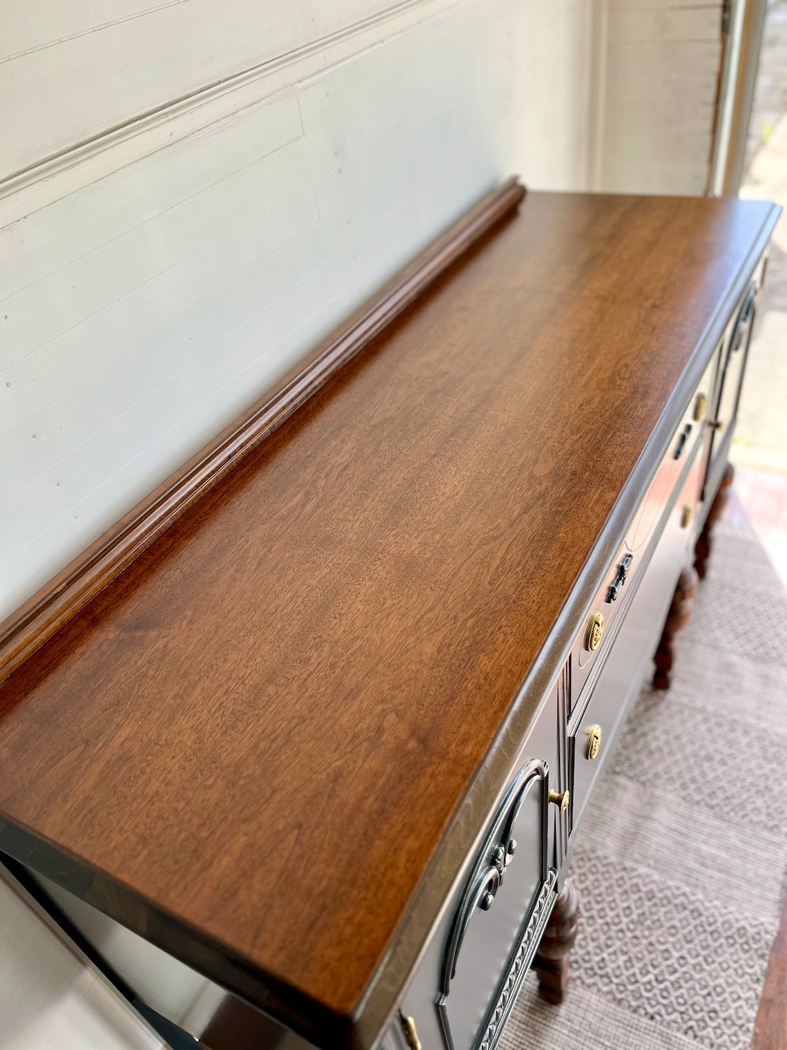 Le Marais Buffet — French Neoclassical Carved Sideboard