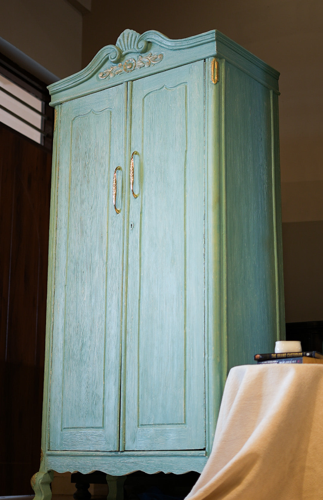 Moon Bride — French Provincial Carved Wardrobe