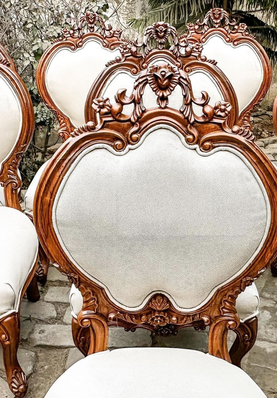 Rosebaron Estate — French Carved Salon Chair Collection