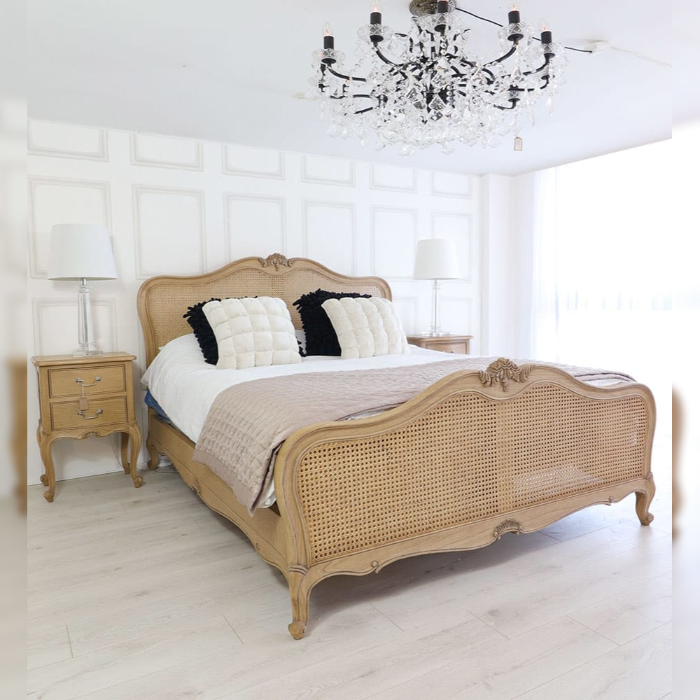 Lucerne Whim — French Cane Panel Bed