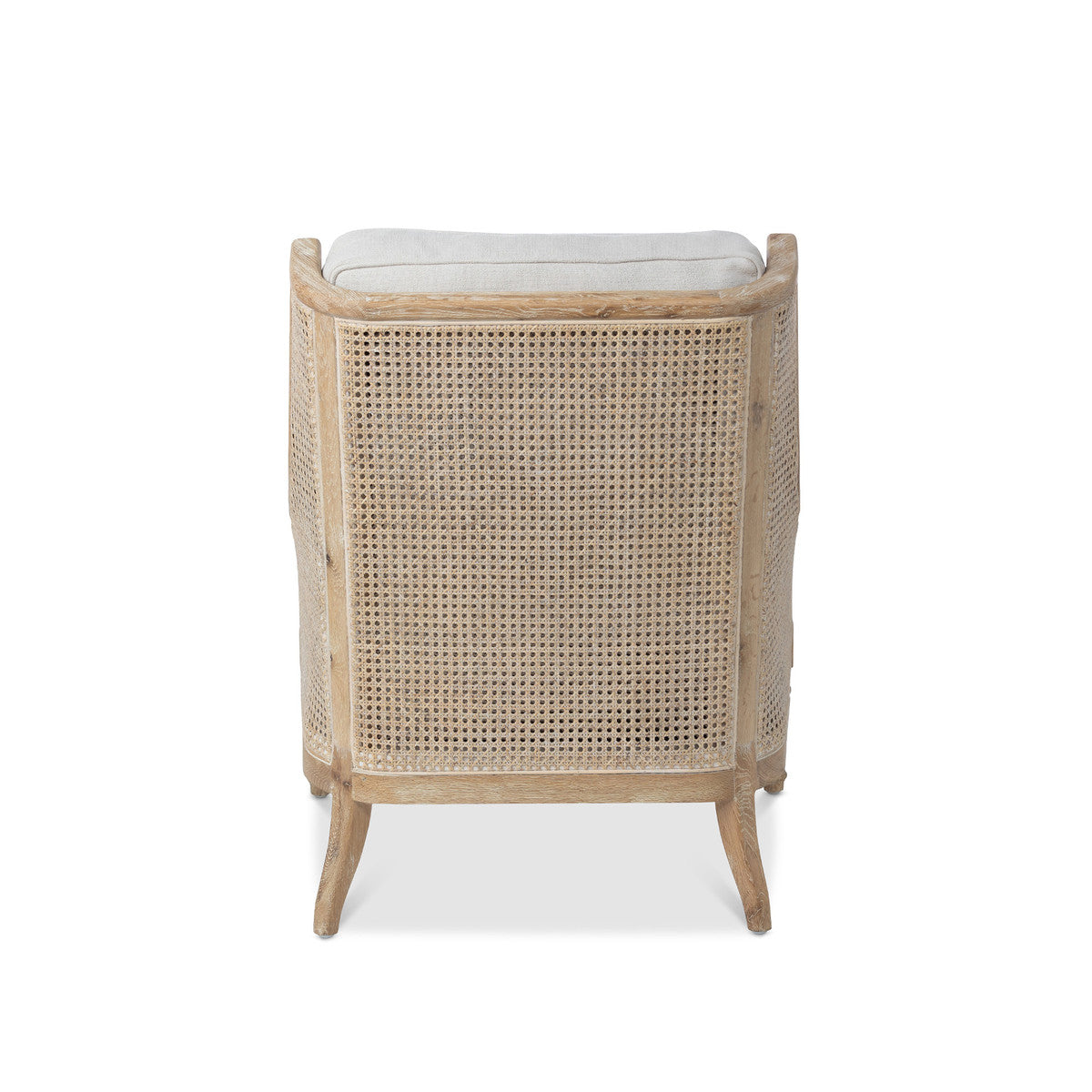 Isaleine — French Provincial Cane-Back Upholstered Armchair