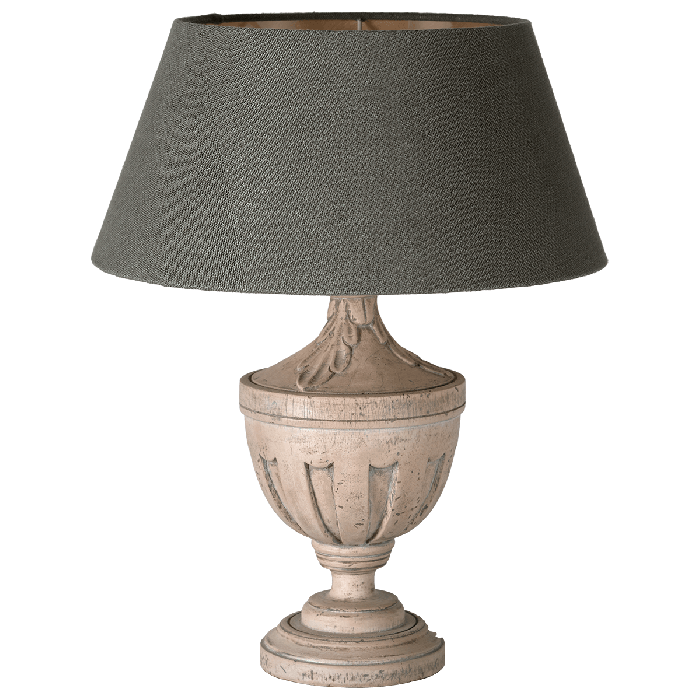 Château Fleur — French Provincial Carved Wood Table Lamp