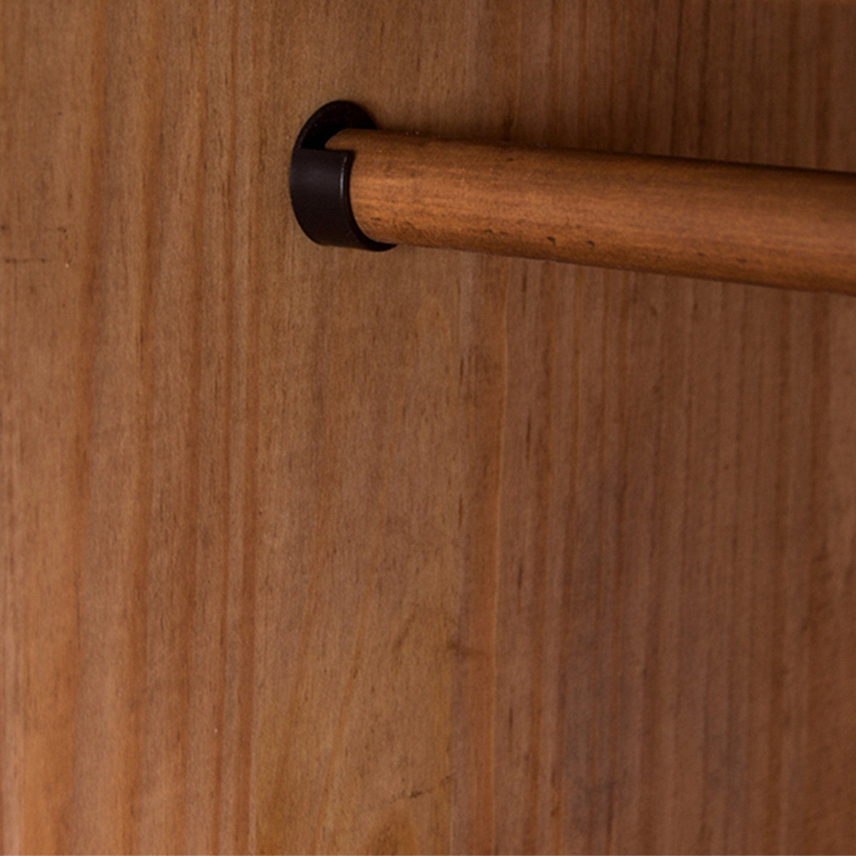 Le Bastion du Bois — Rustic Three-Door Wood Wardrobe