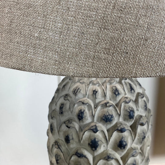 Mystique d’Ananas — French Provincial Carved Wood Table Lamp