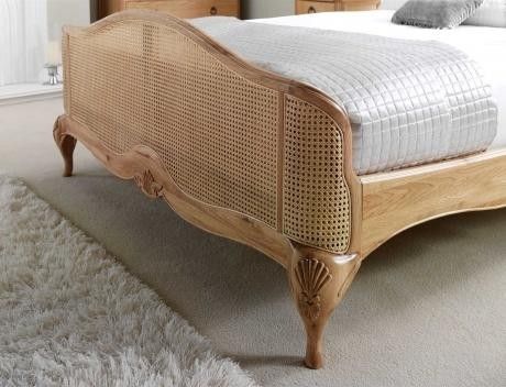 Solene Weave — French Cane Panel Bed