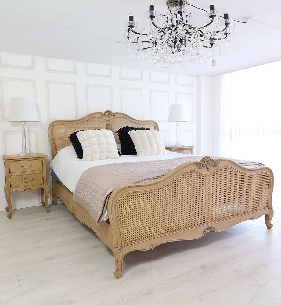 Lucerne Whim — French Cane Panel Bed