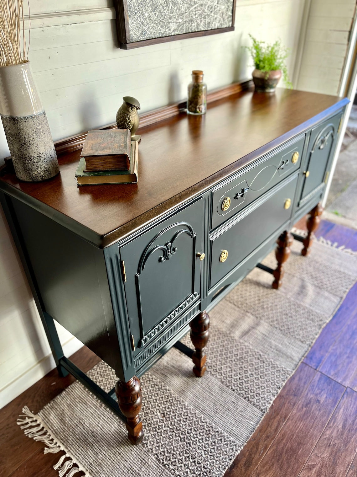 Le Marais Buffet — French Neoclassical Carved Sideboard