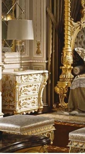 Luxurious interior with ornate furniture and decorative elements.