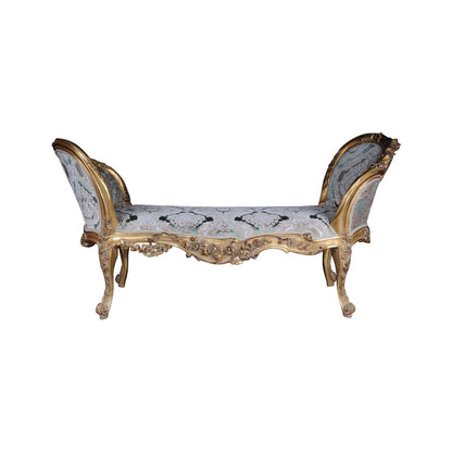 Épine de Lune — French Rococo Gilded Carved Chaise