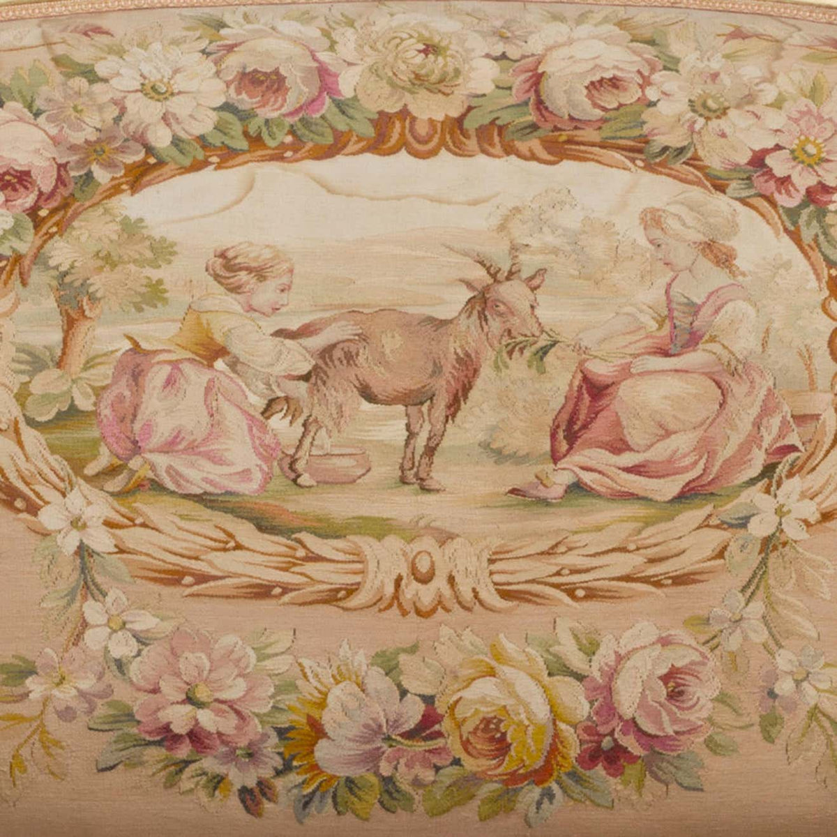 Éclat Murmuré — French Neoclassical Gilded Upholstered Settee
