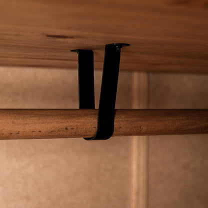 Le Bastion du Bois — Rustic Three-Door Wood Wardrobe