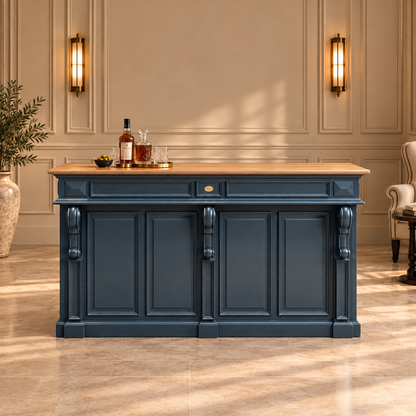 Brise Lumière — French Neoclassical Panelled Bar Counter