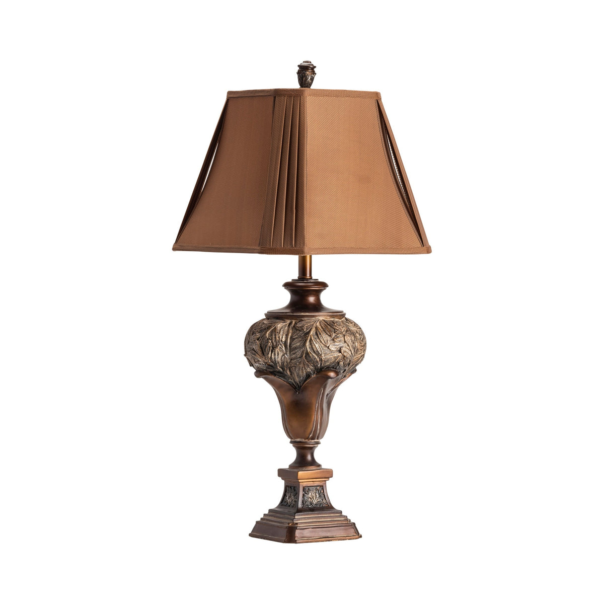 La Flamme d’Or — Traditional Acanthus Carved Table Lamp