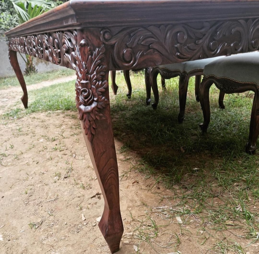 Valemont Rosaire — French Carved Dining Collection