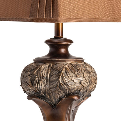 La Flamme d’Or — Traditional Acanthus Carved Table Lamp