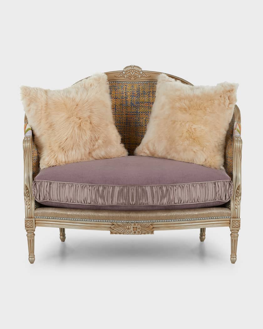Éphalette — Handcrafted Carved French Neoclassical Armchair