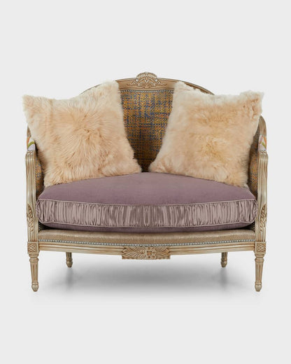 Éphalette — Handcrafted Carved French Neoclassical Armchair
