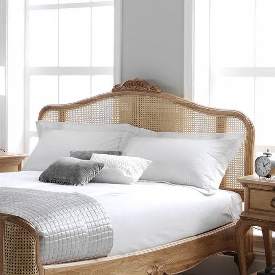 Solene Weave — French Cane Panel Bed