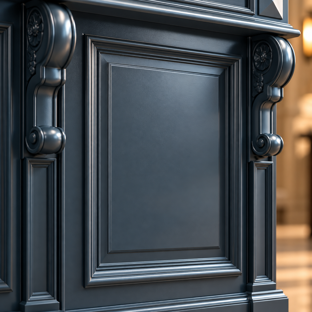 Brise Lumière — French Neoclassical Panelled Bar Counter
