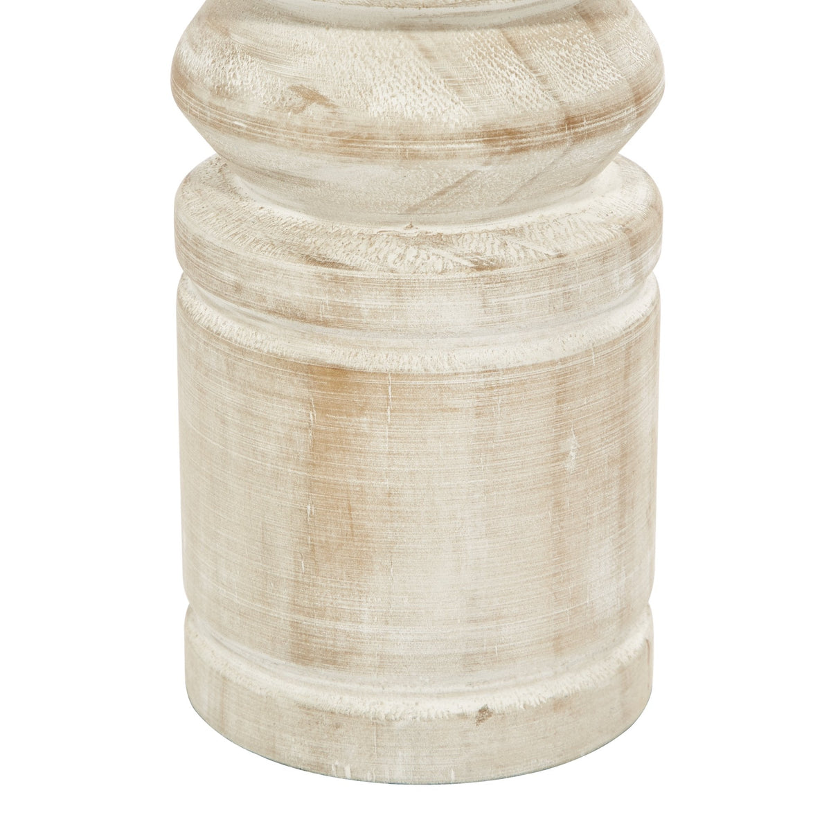 Nordic Whittles — Natural Turned Wood Candle Holder Set