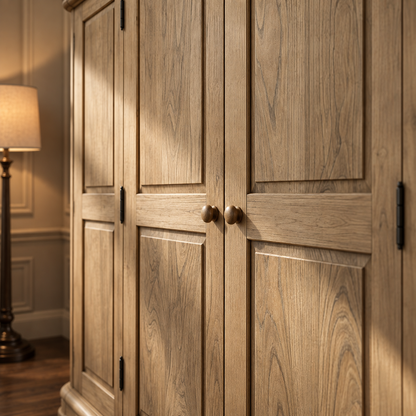 Forteresse Silencieuse — French Provincial Paneled Wardrobe
