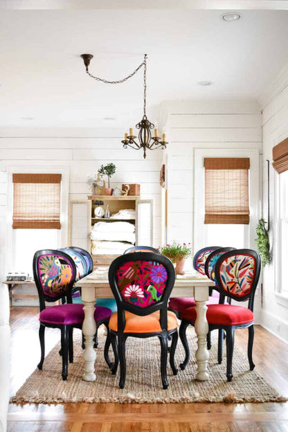 Velours Brume — French Painted Salon Dining Chair Collection
