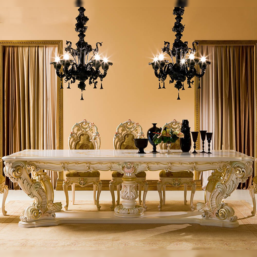 Faurivienne — Gilded French Rococo Dining Collection