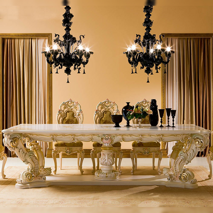 Faurivienne — Gilded French Rococo Dining Collection