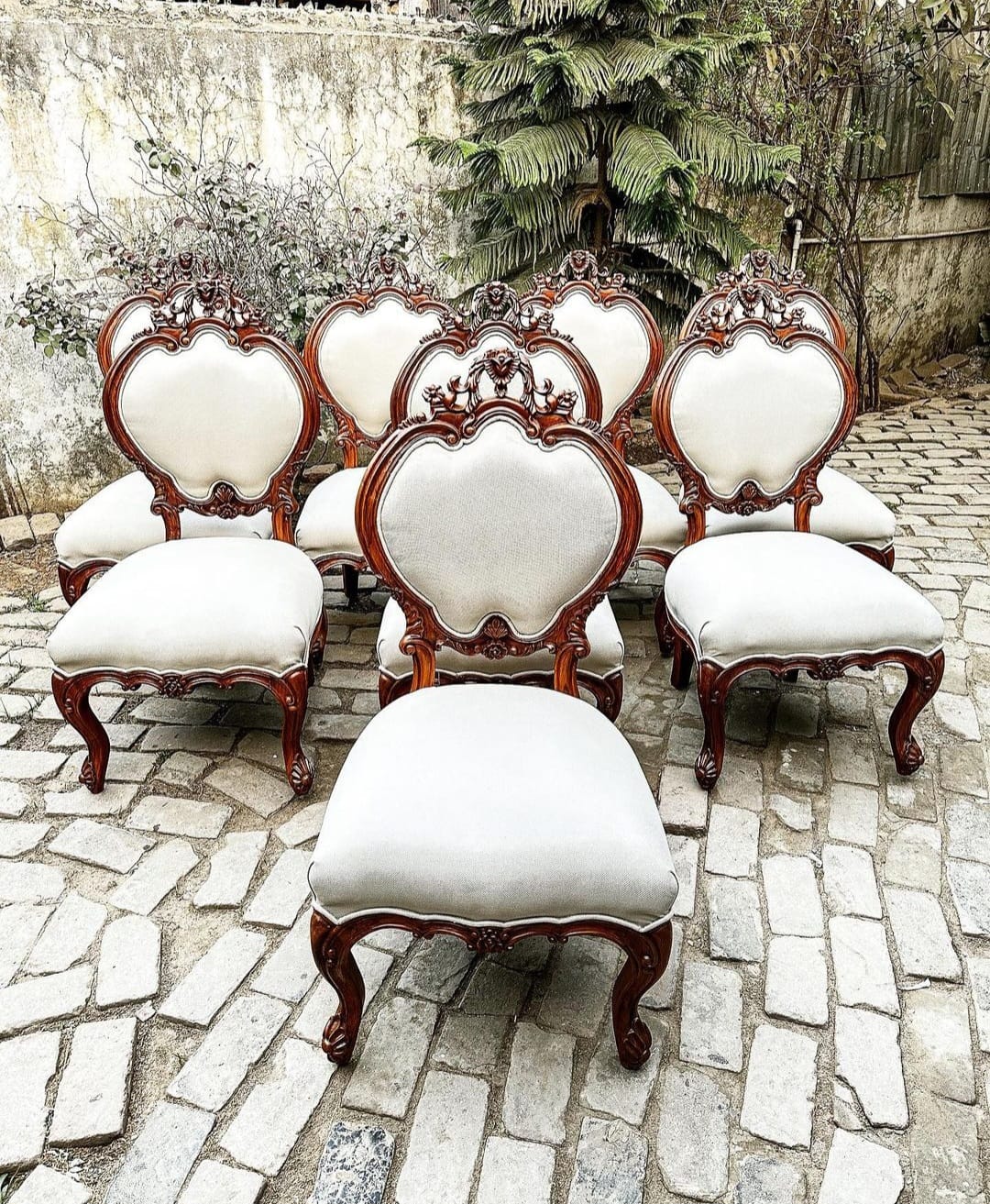 Rosebaron Estate — French Carved Salon Chair Collection