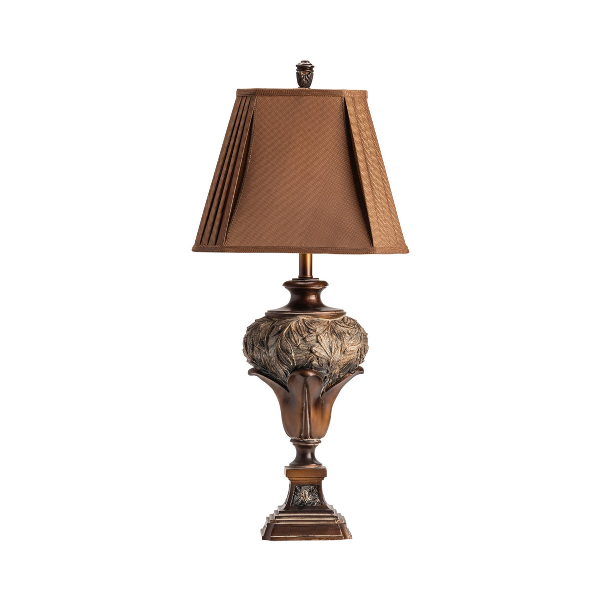 La Flamme d’Or — Traditional Acanthus Carved Table Lamp