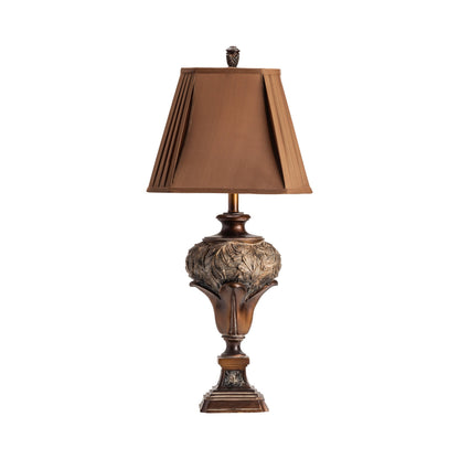 La Flamme d’Or — Traditional Acanthus Carved Table Lamp
