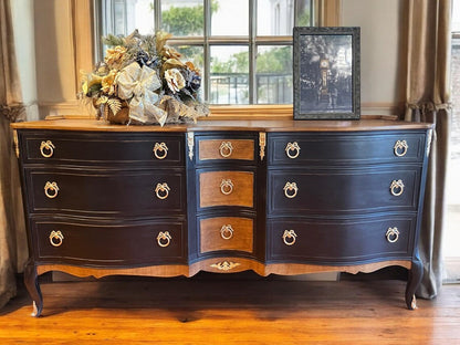 The Golden Pause — French Provincial Painted Wood Sideboard