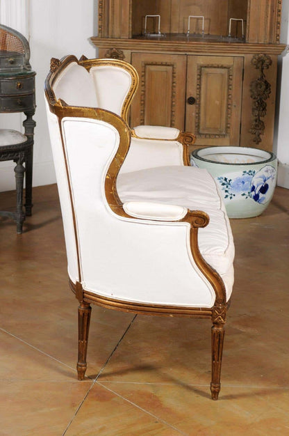 Dioréne — Handcrafted Teak Louis XVI-Inspired Settee