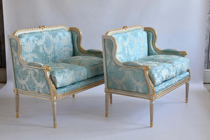 The Azure Majesty Twin Benches by Sidqa