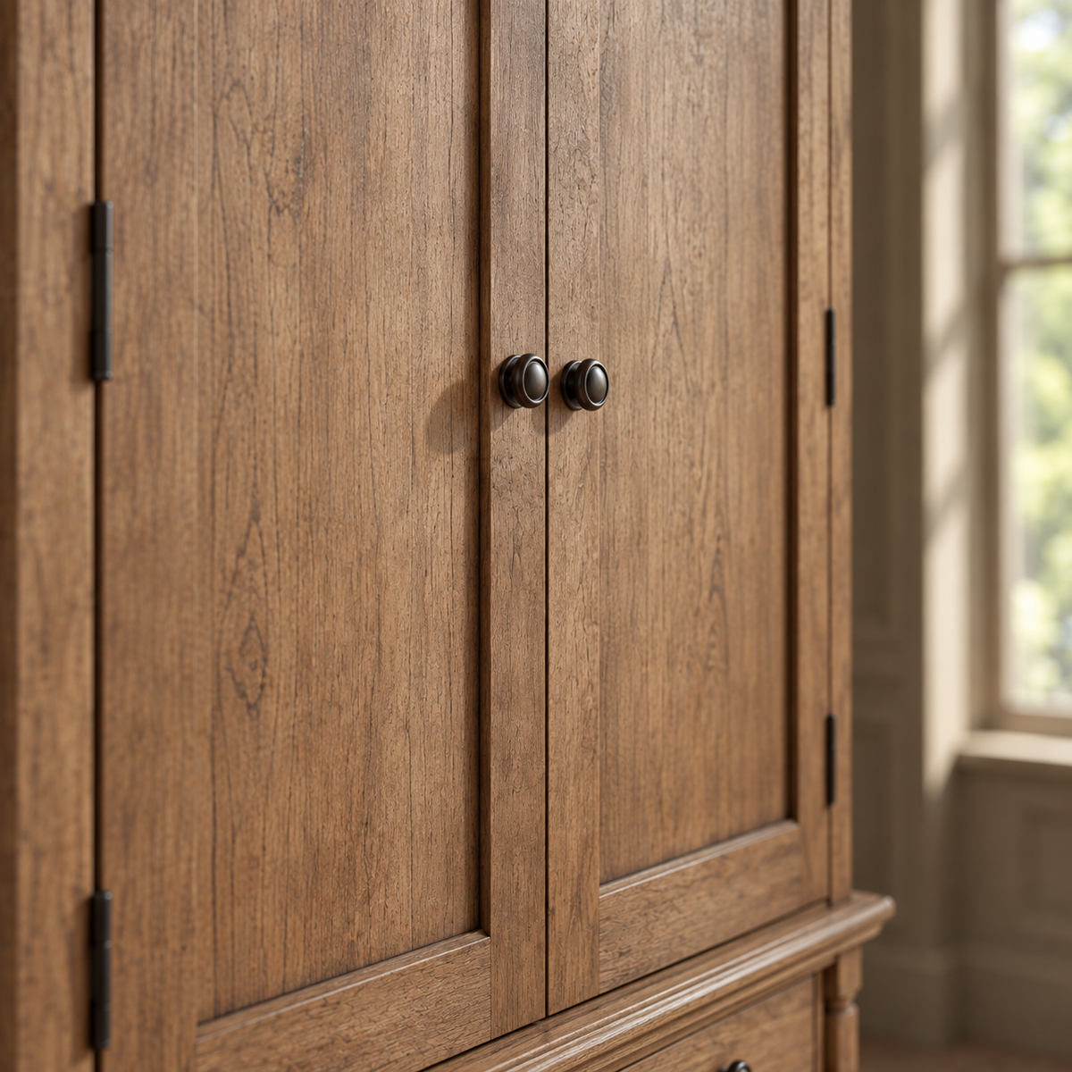L’Héritage Boisé — French Provincial Two-Door Wardrobe