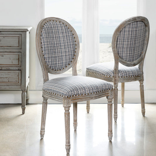 Charbonnet — French Oval-Back Dining Chair