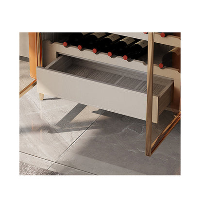 Aurielle — Contemporary Glass Door Bar Cabinet
