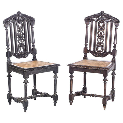 Égrenoir — French Cane Side Chair