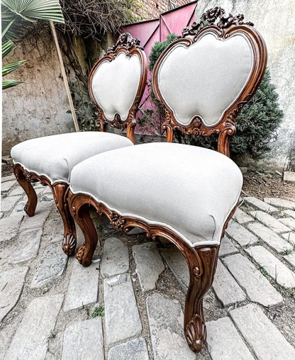 Rosebaron Estate — French Carved Salon Chair Collection