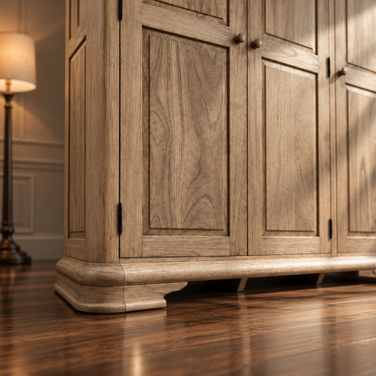 Forteresse Silencieuse — French Provincial Paneled Wardrobe