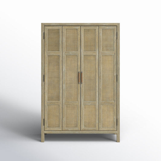 Céleste — French Cane Panel Wardrobe