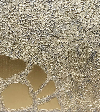 Golden Tides — Contemporary Gold Textured Four-Door Sideboard