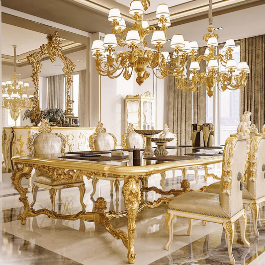 Thalyriane — Gilded French Rococo Dining Collection