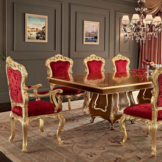 Thavorel — Gilded French Rococo Dining Collection