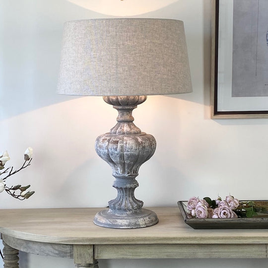 Lumière de Liaisons — French Provincial Carved Table Lamp