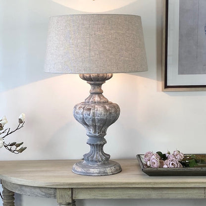 Lumière de Liaisons — French Provincial Carved Table Lamp