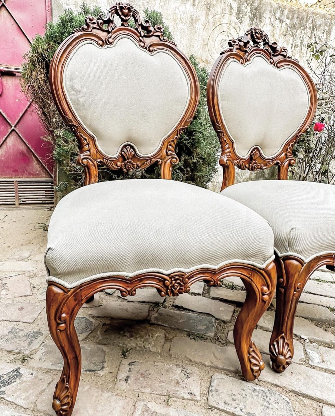Rosebaron Estate — French Carved Salon Chair Collection