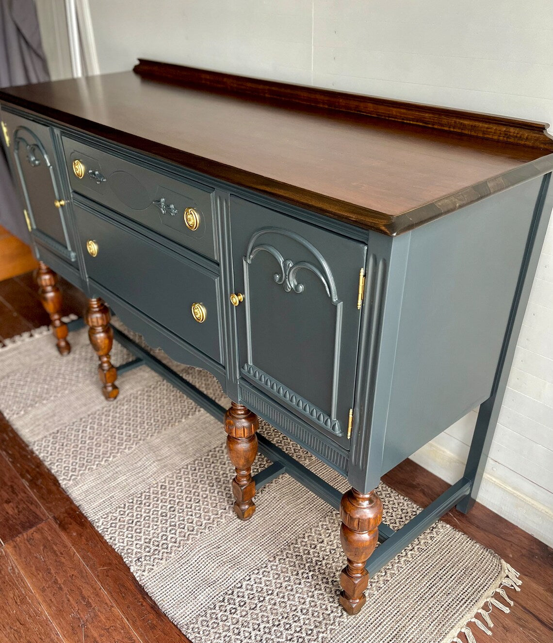 Le Marais Buffet — French Neoclassical Carved Sideboard