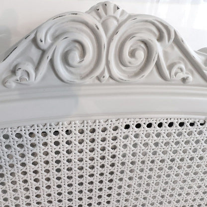 Cloud Etch — French Cane Panel Bed